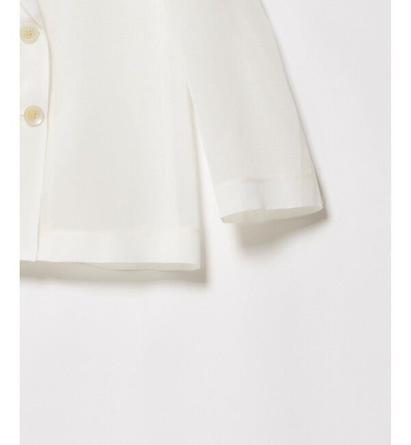 allureville「ワルツシアーオーガンジャケット」|テーラードジャケット|