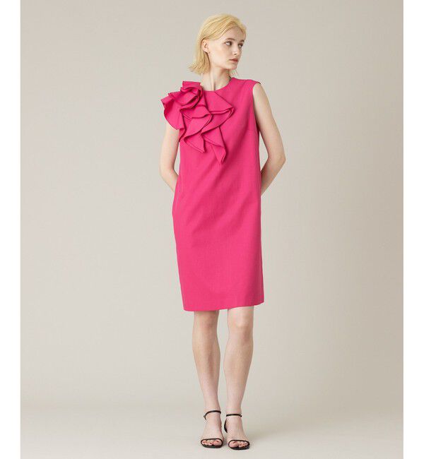 LOULOU WILLOUGHBY「【LOULOU WILLOUGHBY】アシメフリルワンピース」|ワンピース|