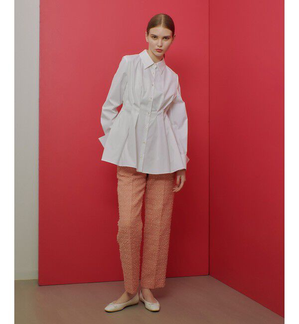 LOULOU WILLOUGHBY「【LOULOU WILLOUGHBY】ファンシーツイードパンツ」|スラックス|