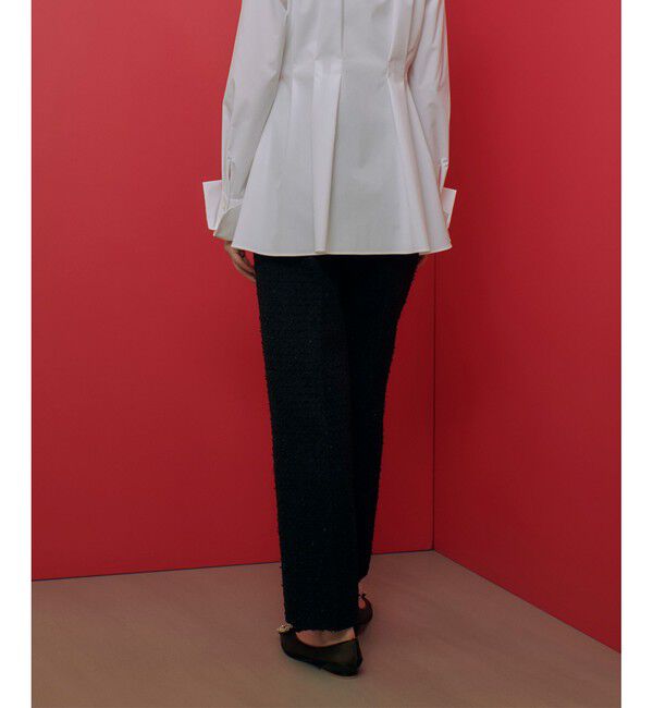 LOULOU WILLOUGHBY「【LOULOU WILLOUGHBY】ファンシーツイードパンツ」|スラックス|