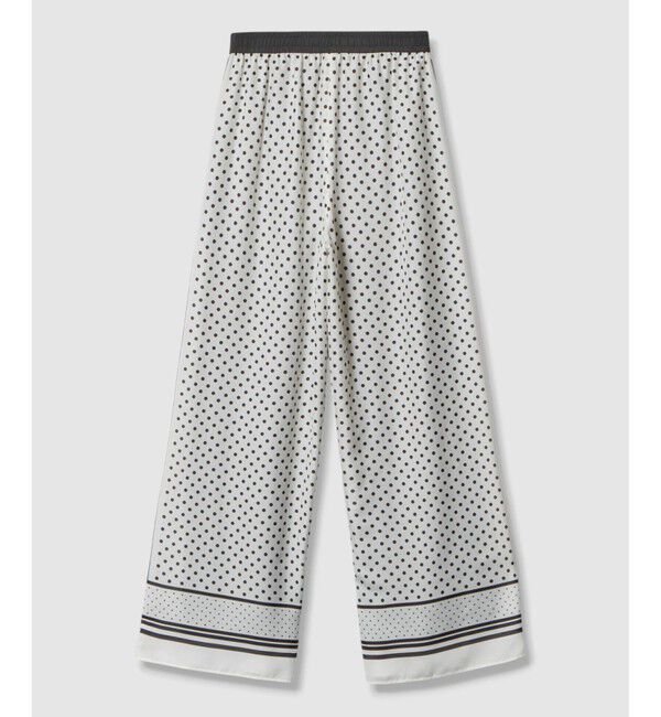 allureville「パネルドットプリントパンツ」|チノ|