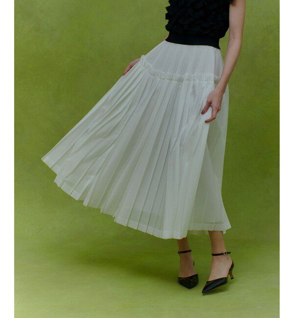 LOULOU WILLOUGHBY「【LOULOU WILLOUGHBY】カールマイヤープリーツスカート」|スカート|