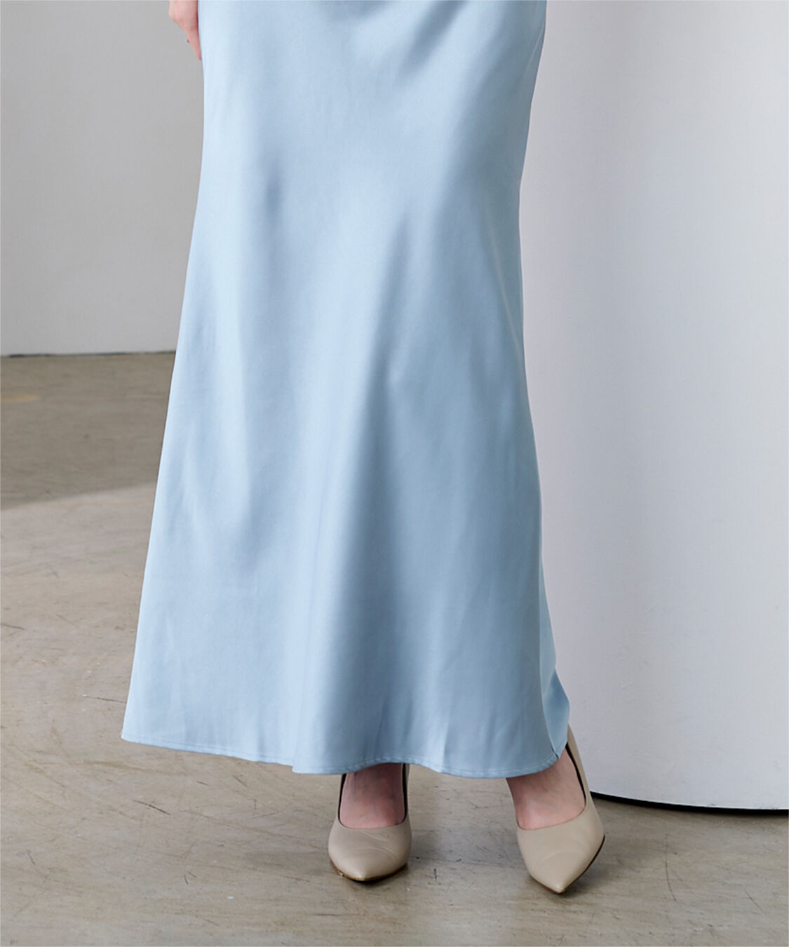 ur's「サテンマーメイドマキシスカート」|スカート|