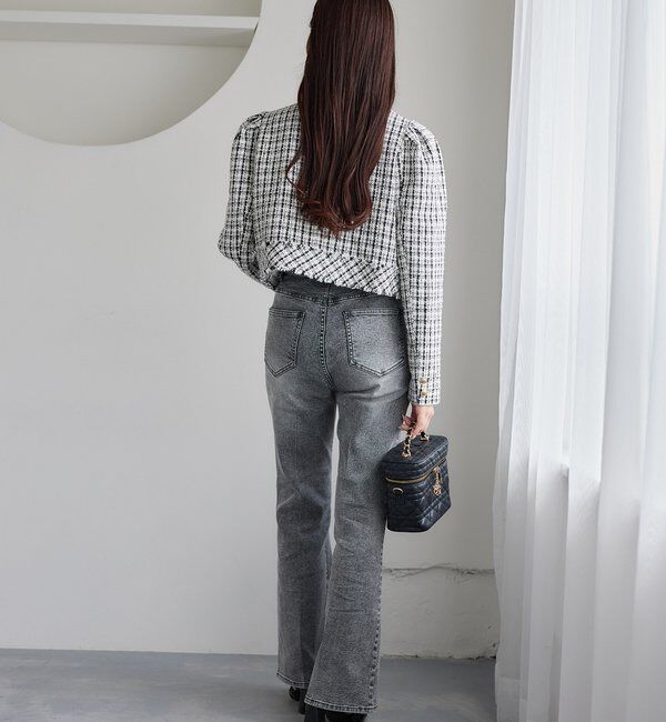  「【WEB限定】ストレッチ美脚デニムパンツ」|その他|