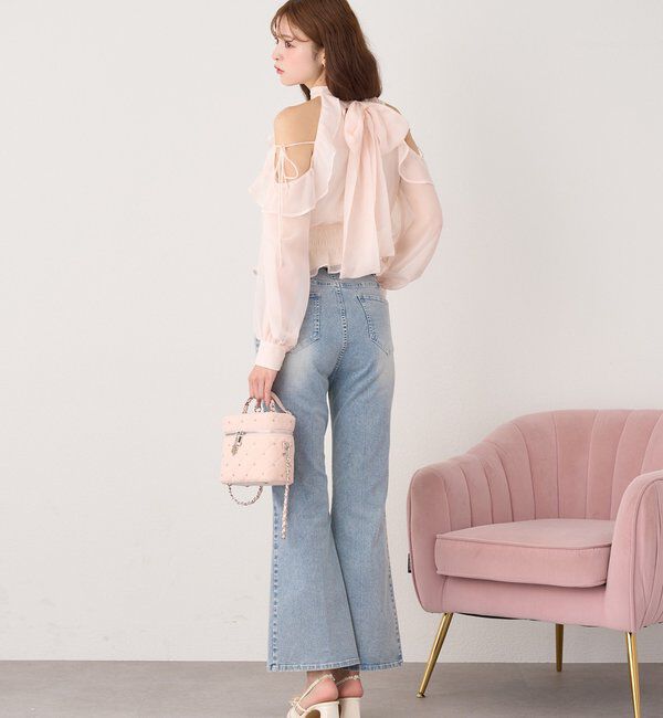  「【WEB限定】ストレッチ美脚デニムパンツ」|その他|