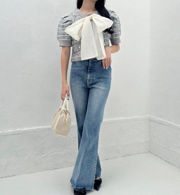  「【WEB限定】ストレッチ美脚デニムパンツ」|その他|