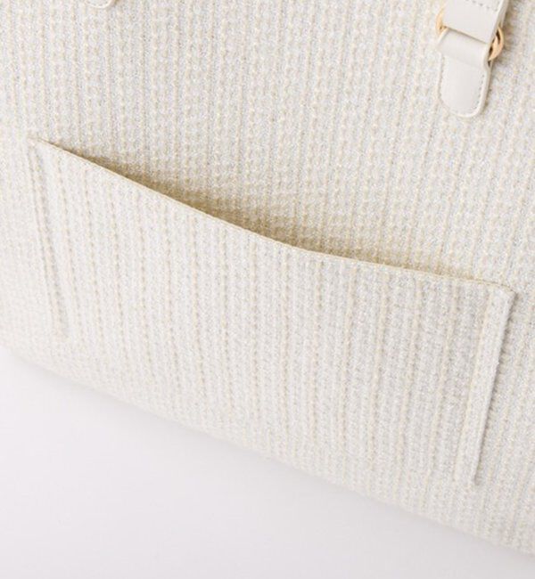  「【LouLoumei】ハートチャーム付きトートバッグ/自立可能/WEB限定」|ショルダー・メッセンジャー|