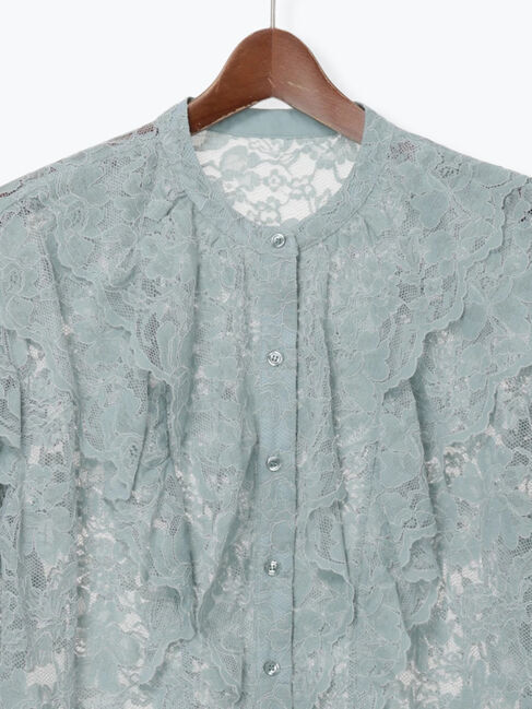 Te chichi「レースフリルレイヤードブラウス《2025winter catalog item》」|シャツ・ブラウス|