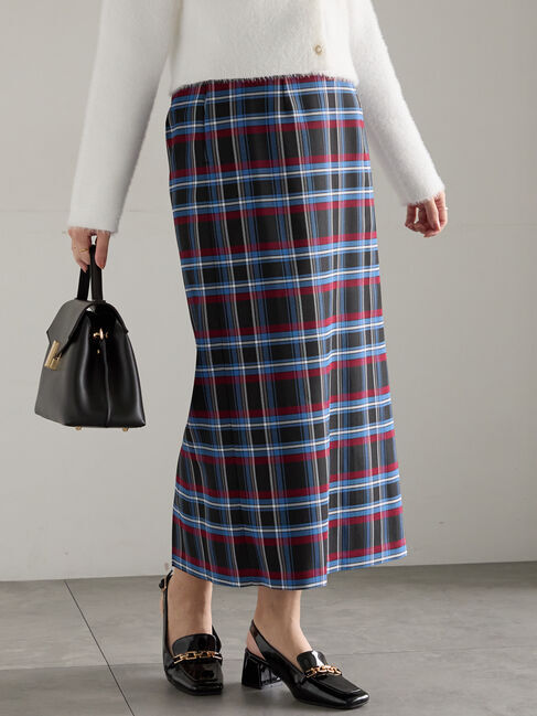 Te chichi「チェックナロースカート」|スカート|