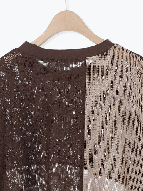 SM2「ナンバリングレースパッチワークTシャツ」|Tシャツ・カットソー|