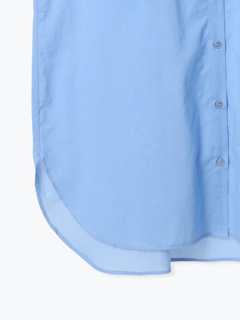 Samansa Mos2 blue「ケープブラウス」|シャツ・ブラウス|