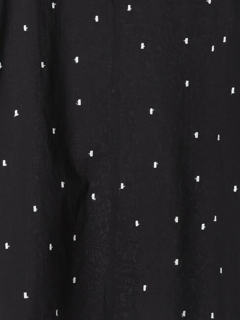 Samansa Mos2 blue「◎ドット刺繍ブラウス」|シャツ・ブラウス|