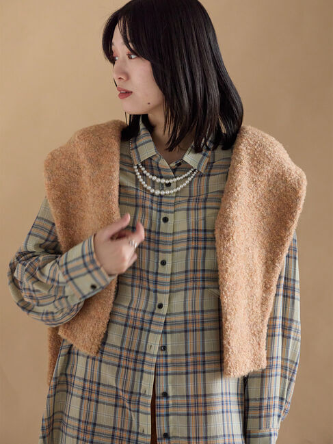 sm2rhythm「シアーチェックシャツ」|シャツ・ブラウス|