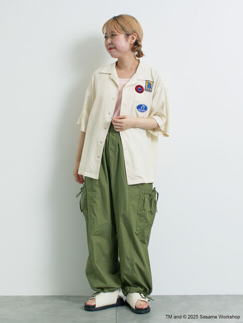 SM2「【SESAME STREET meets SM2】ワッペン付きボウリングシャツ」|シャツ・ブラウス|