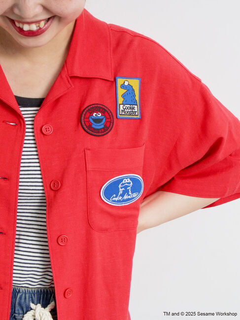SM2「【SESAME STREET meets SM2】ワッペン付きボウリングシャツ」|シャツ・ブラウス|