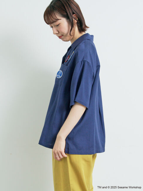 SM2「【SESAME STREET meets SM2】ワッペン付きボウリングシャツ」|シャツ・ブラウス|