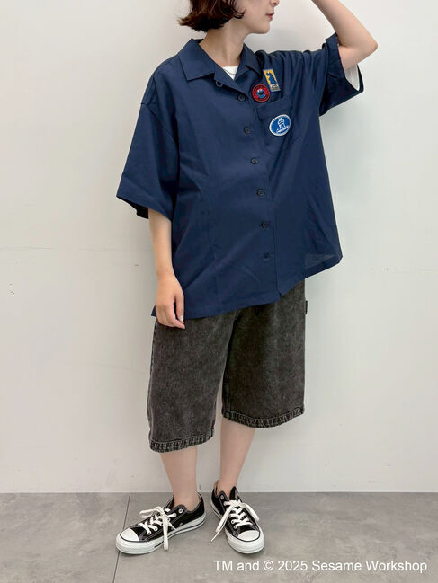 SM2「【SESAME STREET meets SM2】ワッペン付きボウリングシャツ」|シャツ・ブラウス|