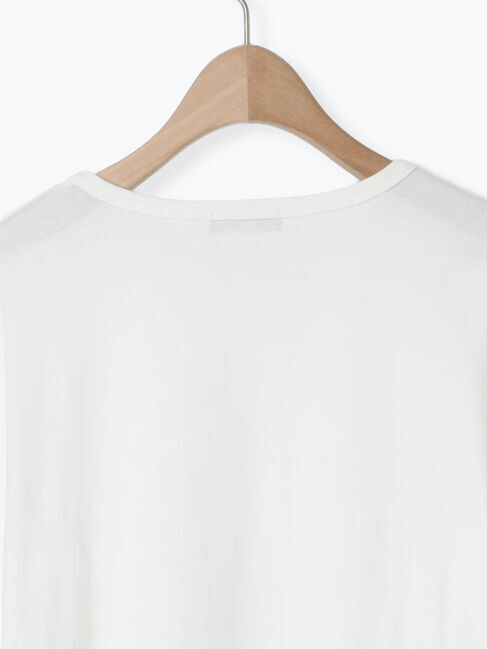 Samansa Mos2「◎レース刺繍Tシャツ」|Tシャツ・カットソー|