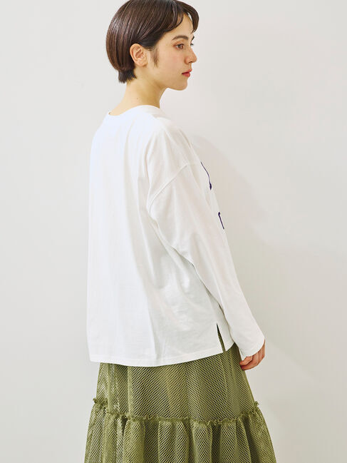 SM2「柄アソートフロッキープリントロングTシャツ」|Tシャツ・カットソー|