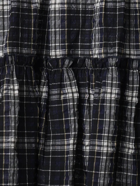 Samansa Mos2「◎サッカーチェックチュニック」|シャツ・ブラウス|