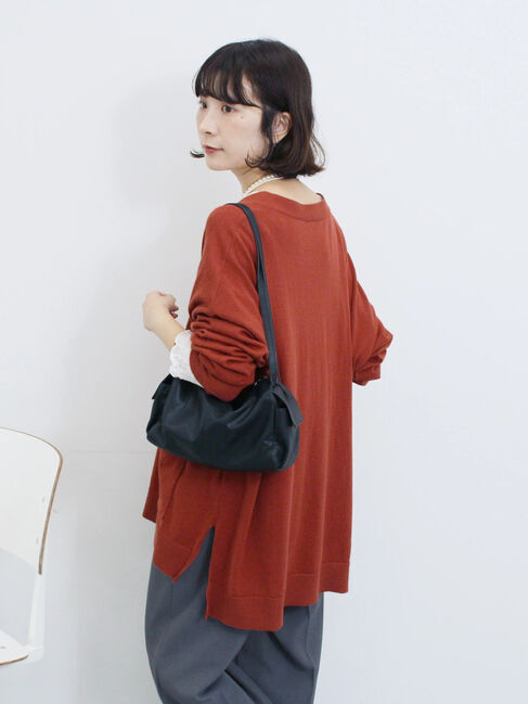 Samansa Mos2 blue「マルチスタイルVネックカーディガン」|カーディガン|