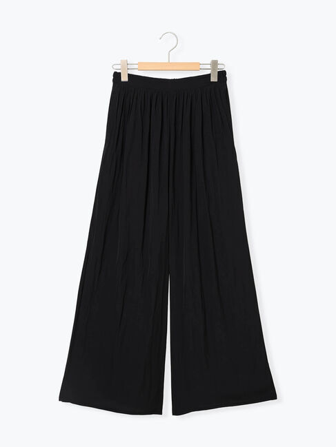 Samansa Mos2 blue「◎ビンテージサテンイージーパンツ」|その他|