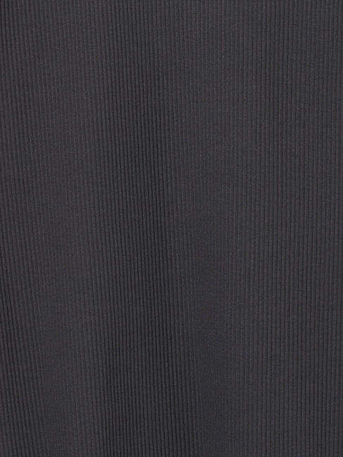 Samansa Mos2「配色メローカットリブフリルスタンドネックインナー」|Tシャツ・カットソー|