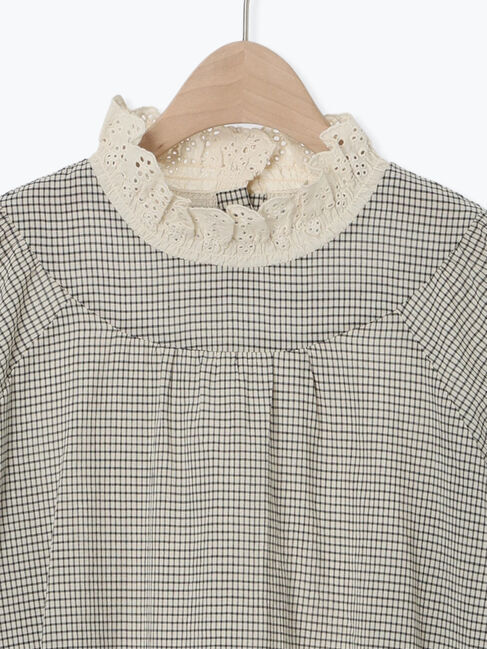 Samansa Mos2「スカラップレースブラウス」|シャツ・ブラウス|