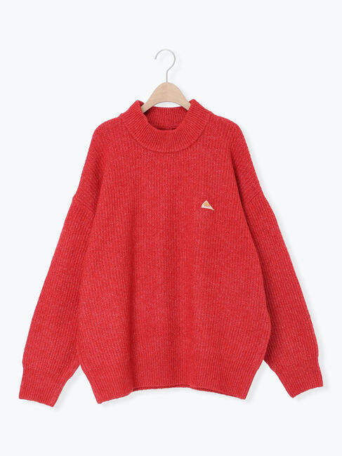 Samansa Mos2「【KELTY&times;Samansa Mos2】モックネックニット」|ニット・セーター|レッド
