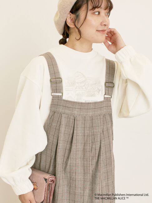 Samansa Mos2「【Alice&times;Samansa Mos2】裏起毛スウェット」|Tシャツ・カットソー|オフホワイト