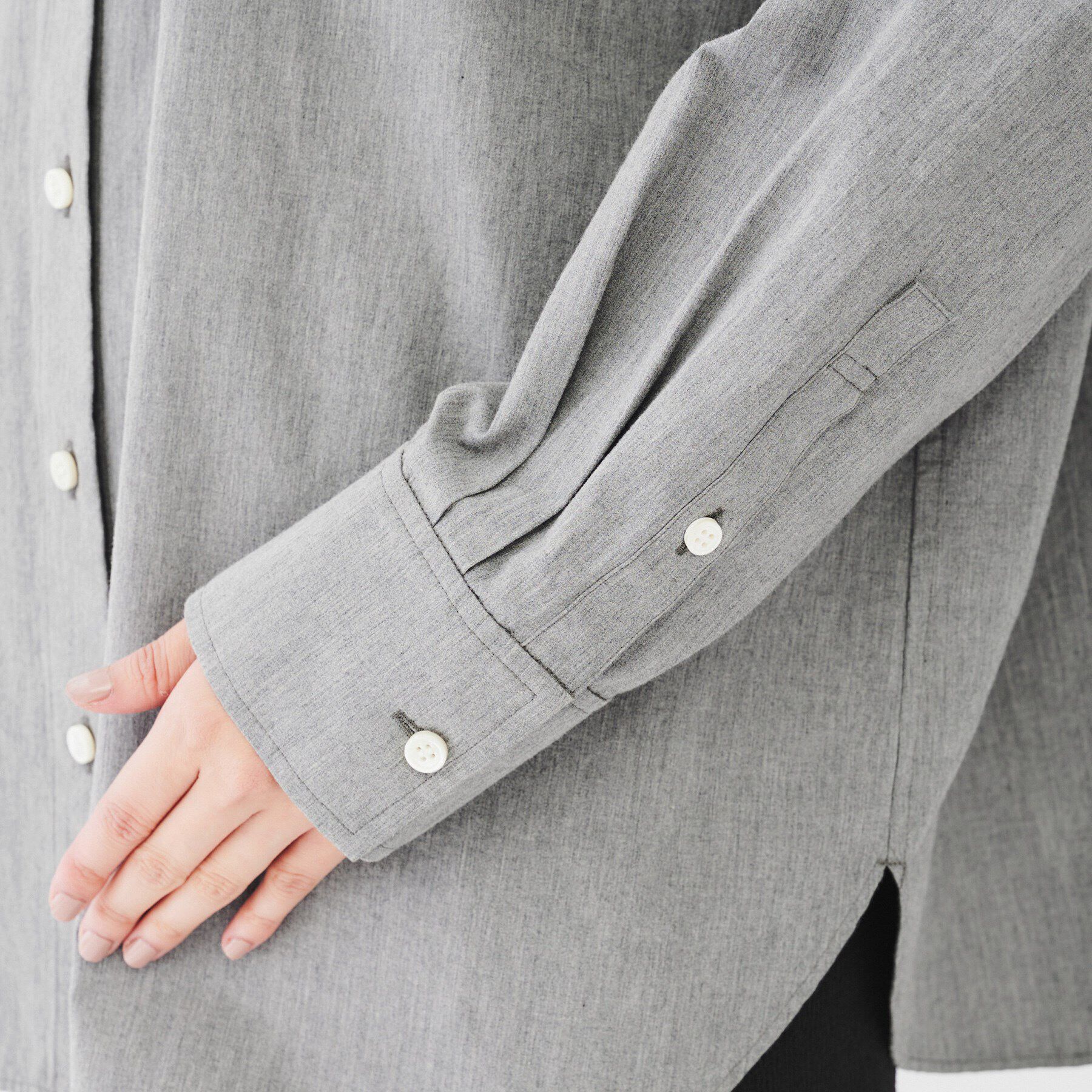 UNTITLED「【コットン100/羽織りにもオススメ！】タイプライター ビッグシャツ」|シャツ・ブラウス|