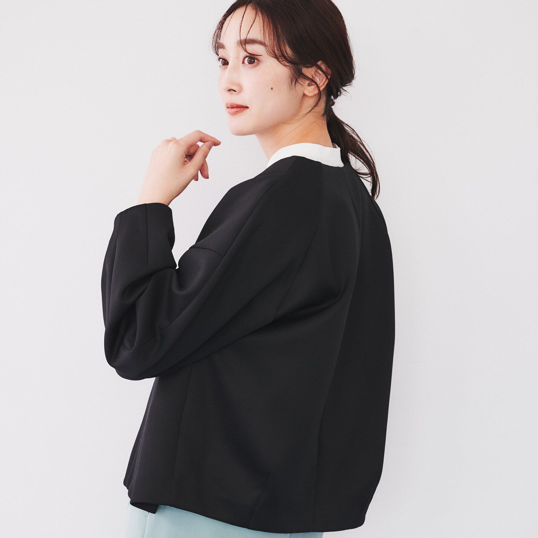 UNTITLED「【スポンディッシュ/セットアップ可能】ダンボールジャージ ブルゾン」|ブルゾン・スタジャン|