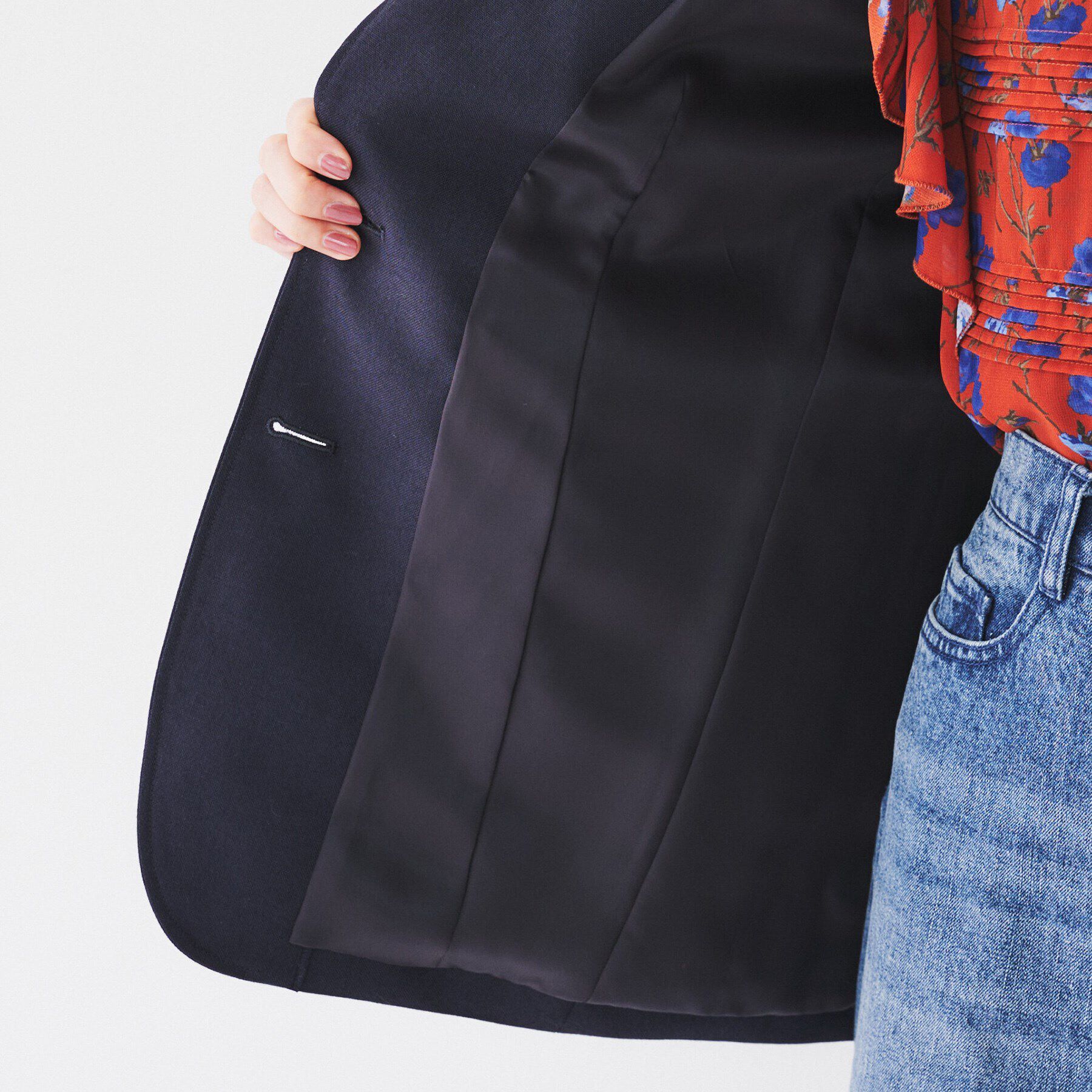 UNTITLED「【紺ブレ/セットアップ可能/テーラード】オックスブレザー」|テーラードジャケット|