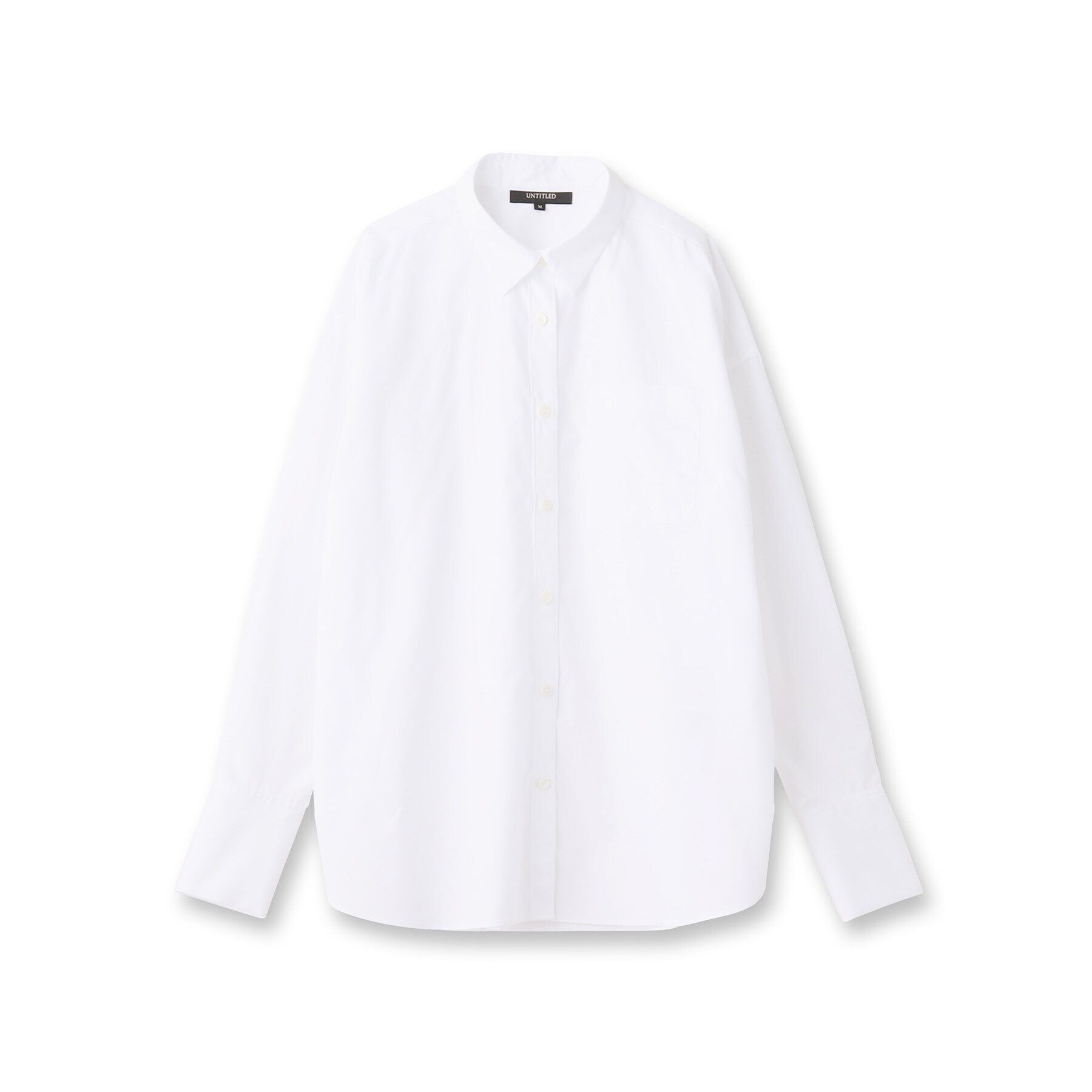 UNTITLED「【ニットと重ね着にもおすすめ！】ワイドシルエットシャツ」|シャツ・ブラウス|