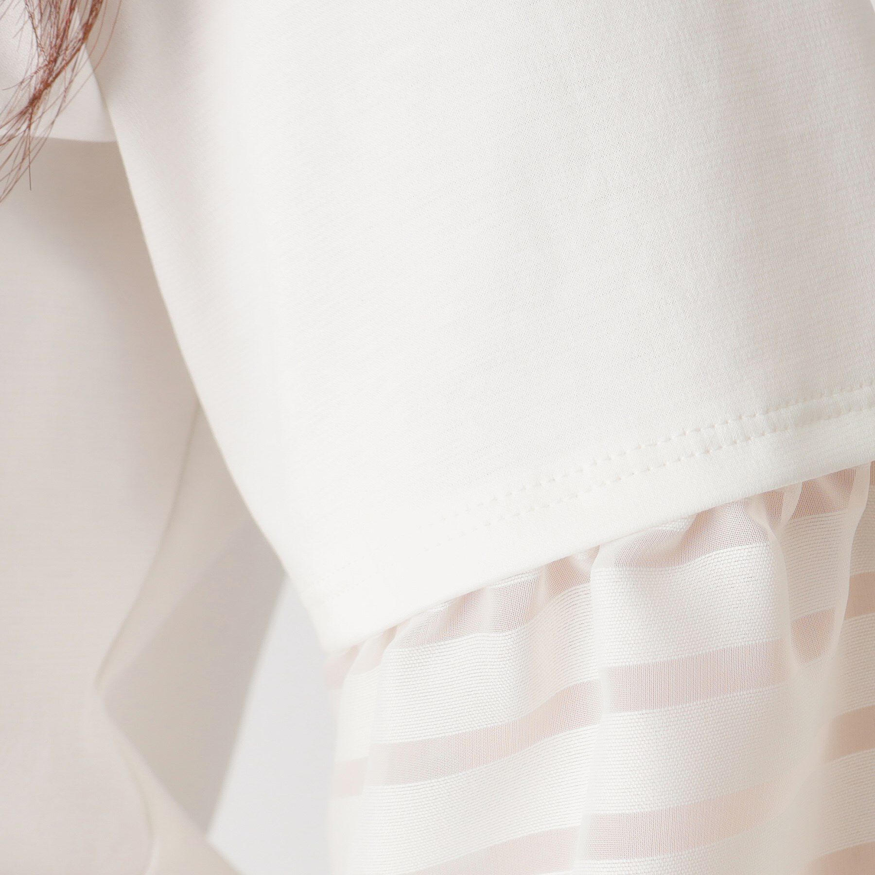 COUP DE CHANCE「【洗える／日本製】袖デザインのジャージプルオーバー」|Tシャツ・カットソー|