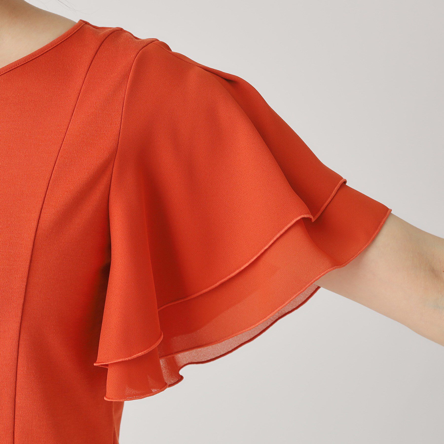 COUP DE CHANCE「【洗える／日本製】異素材組合せのジャージートップス」|Tシャツ・カットソー|