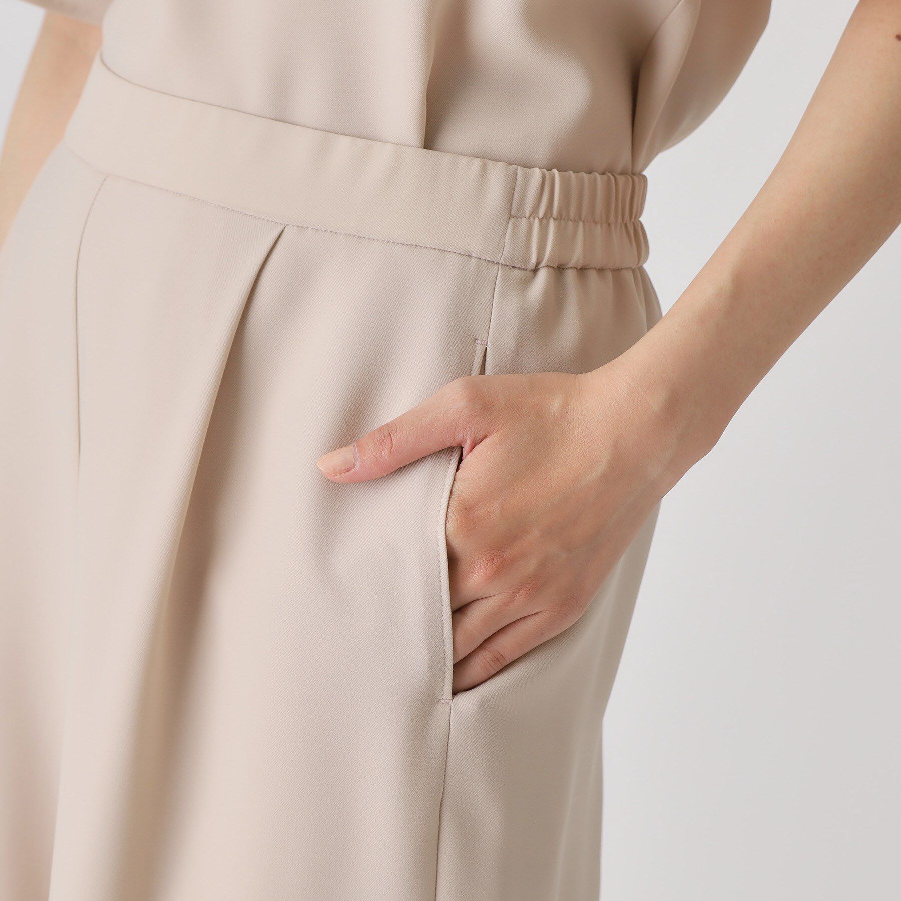 COUP DE CHANCE「【洗える／日本製】ウエストゴムワイドパンツ」|その他|