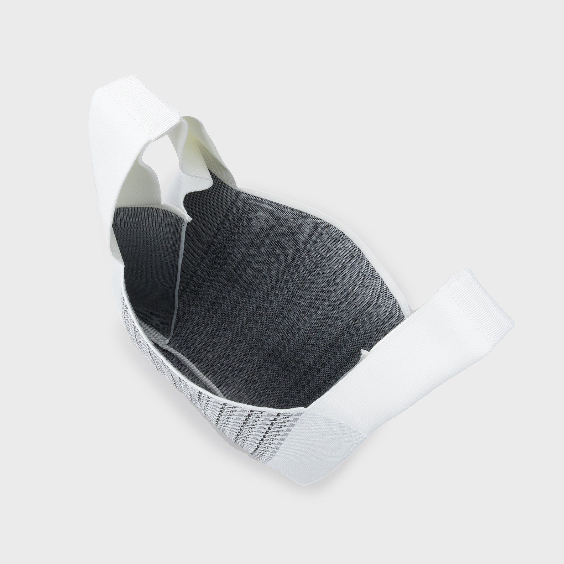 COUP DE CHANCE「幾何柄ジャカードのニットバッグ」|ハンドバッグ|