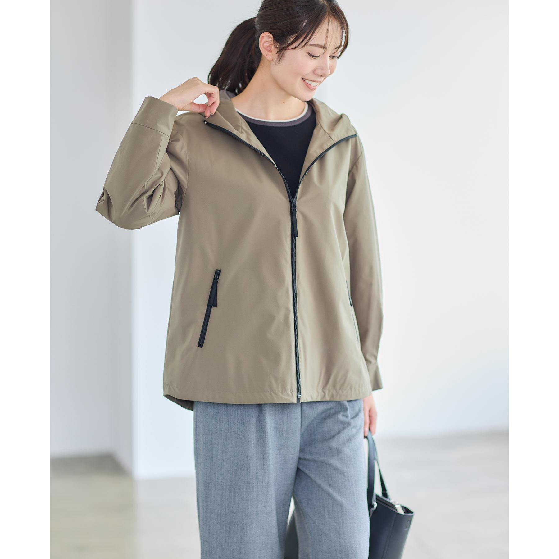 Reflect「【ライトアウター／キレイ見え／気軽な羽織に◎】スポーティライトアウター」|ブルゾン・スタジャン|