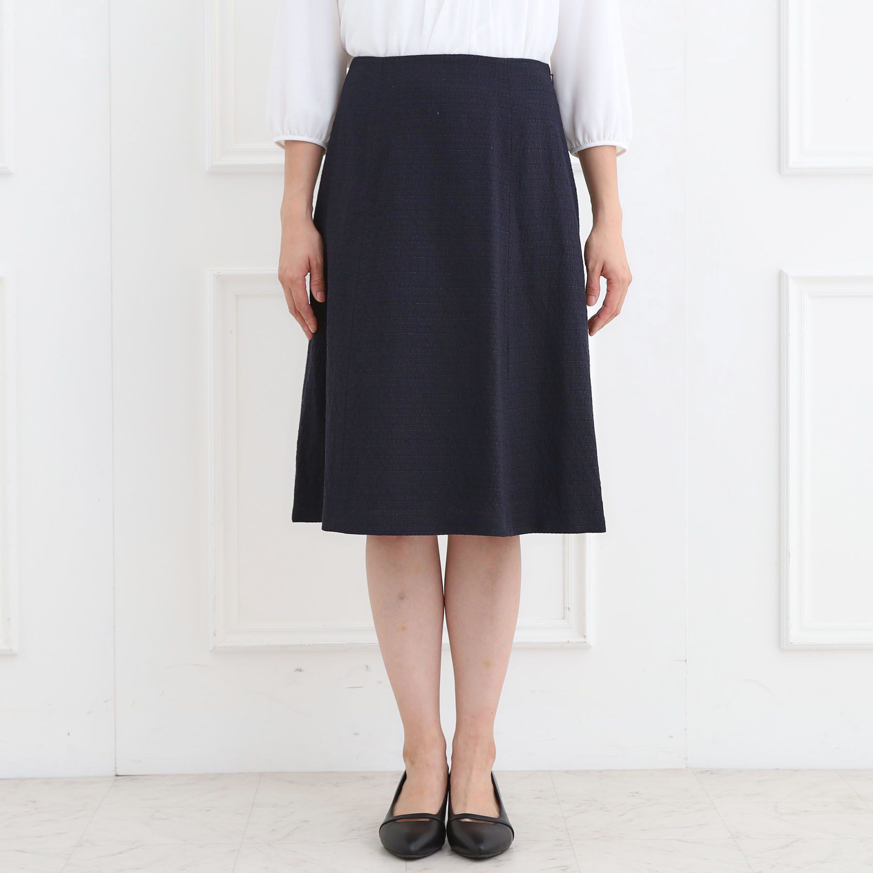 Reflect「【フォーマル／入卒／セットアップ可】ツイードスカート」|スカート|