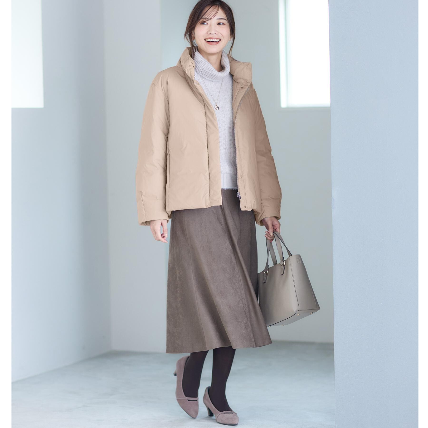 Reflect「【すっきりシルエット】ショート丈ダウンコート」|ダウン|