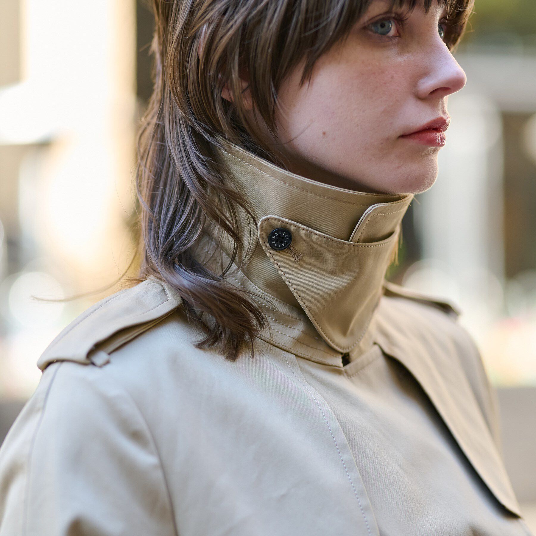 DRESSTERIOR「コットンギャバジントレンチコート」|トレンチコート|