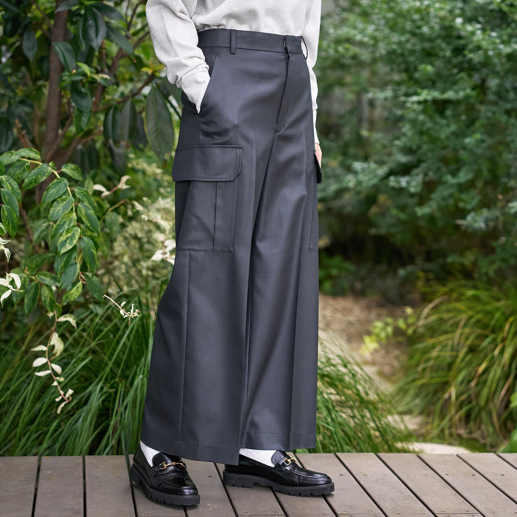 DRESSTERIOR「ラスターツイルワイドカーゴパンツ」|その他|