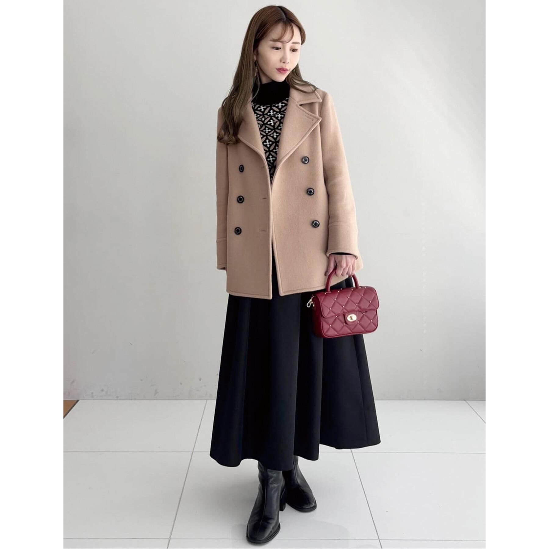 DRESSTERIOR「Super140&lsquo;sAラインPコート」|ピーコート|