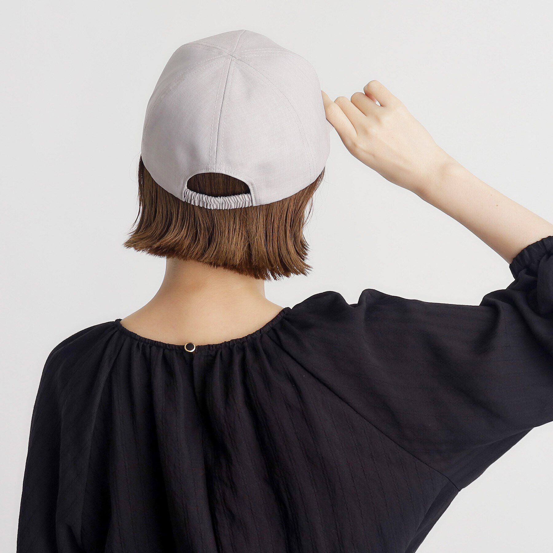 grove「バッグリボンキャップ【リボン取り外し可】」|キャップ・キャスケット|