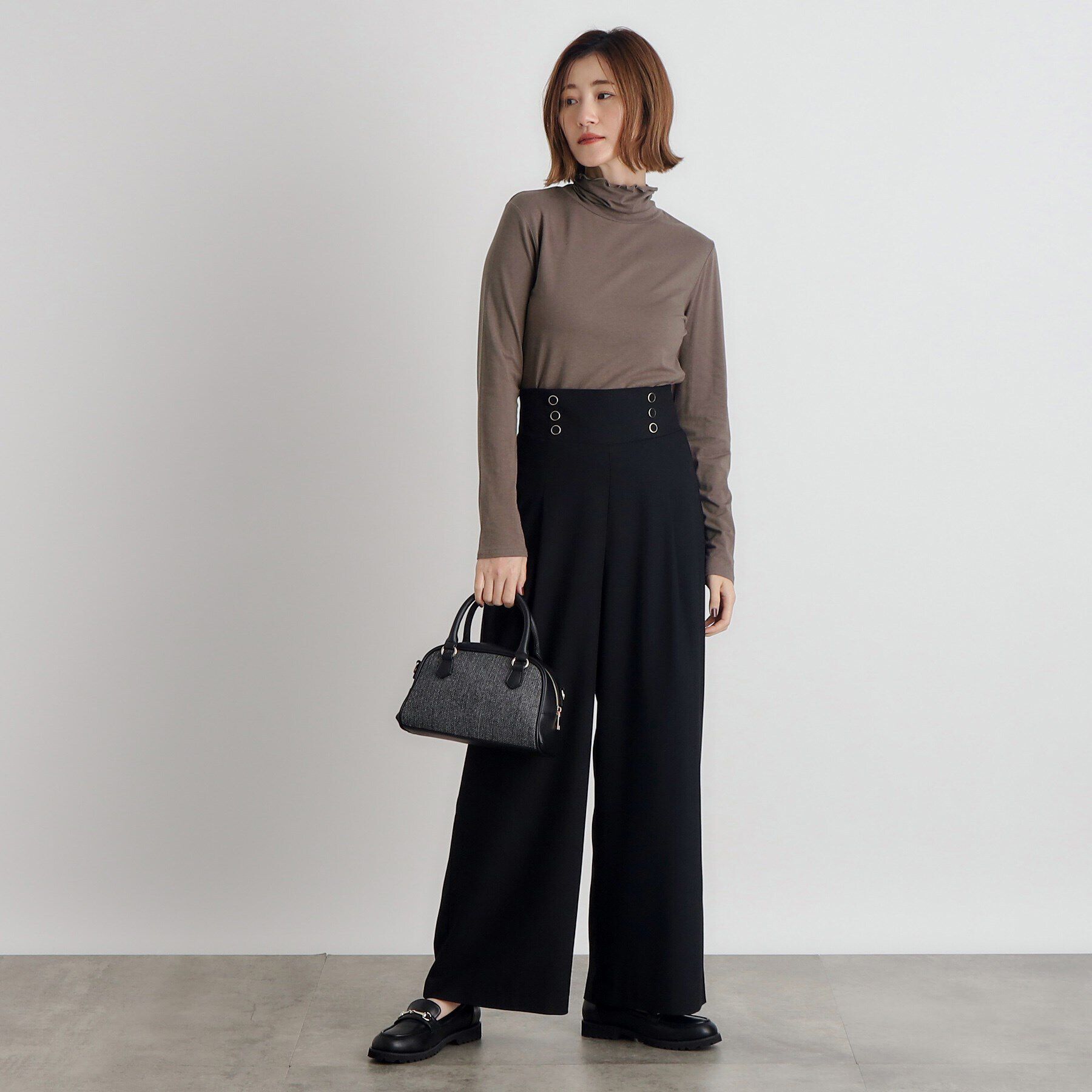 grove「【吸湿発熱MW】メロータートルネックプルオーバー」|Tシャツ・カットソー|