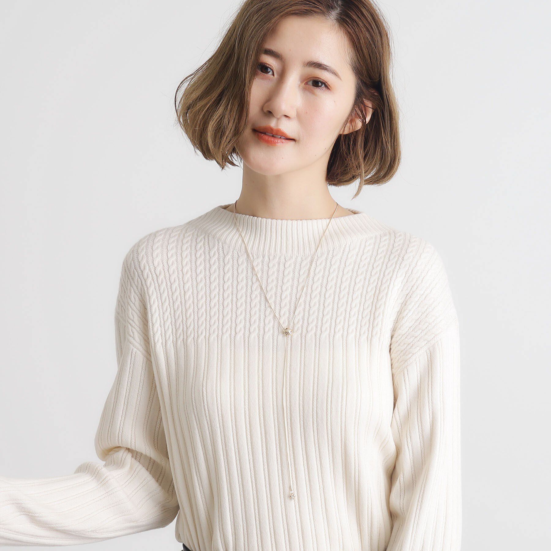 grove「ぷっくりスタースライドネックレス」|ネックレス|