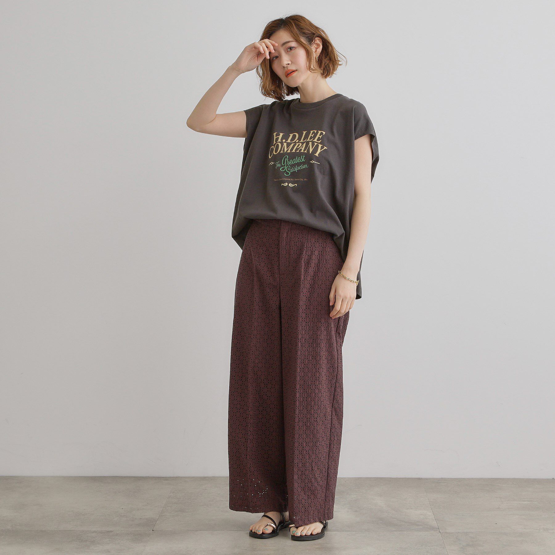 grove「【Lee&times;grove別注】PRINT　SLEEVELESS T-SHIRTS」|Tシャツ・カットソー|