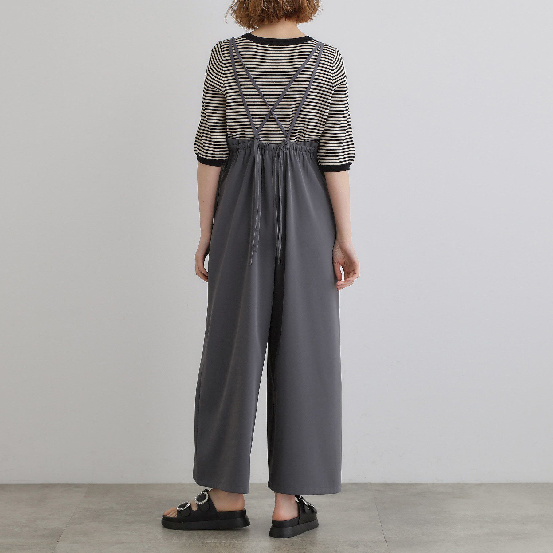 grove「一枚でこなれる、大人のイージーサロペット」|オールインワン|