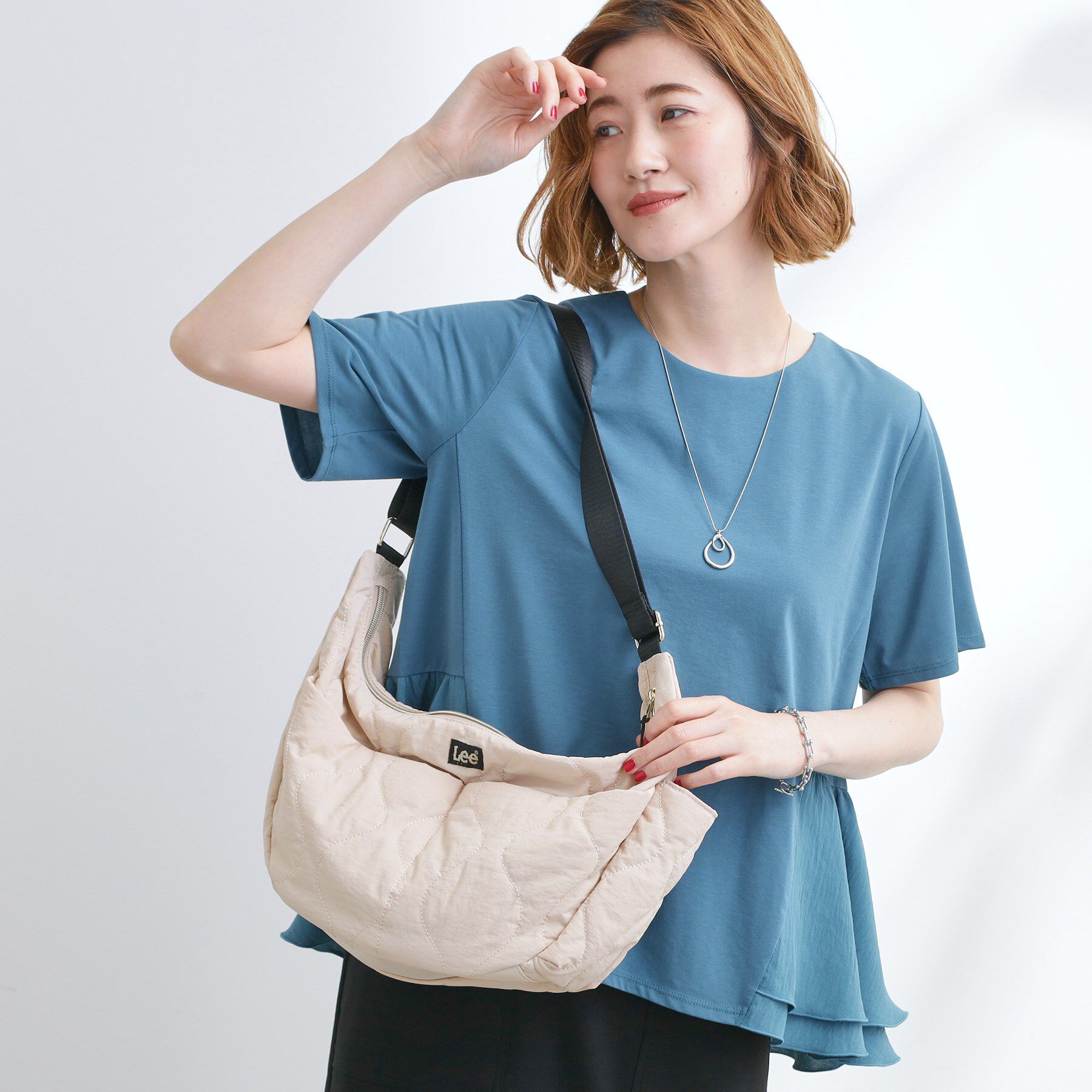 grove「【Lee別注・撥水】多ポケキルトムーンショルダー」|ショルダー・メッセンジャー|